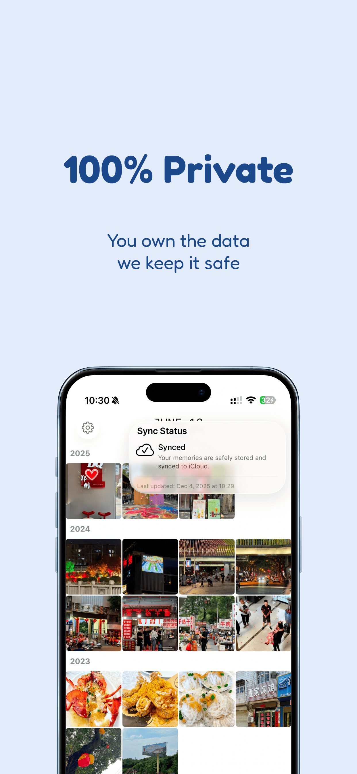 OneDay Memory App Screenshot 1