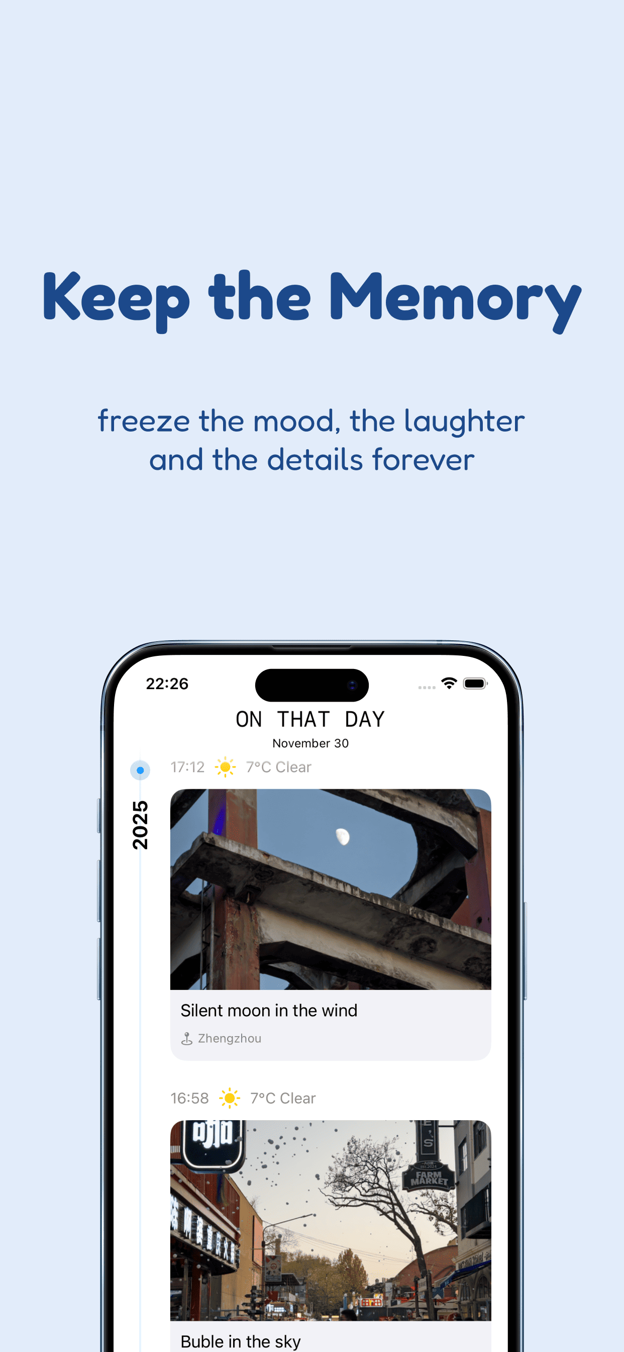 OneDay Memory App Screenshot 3